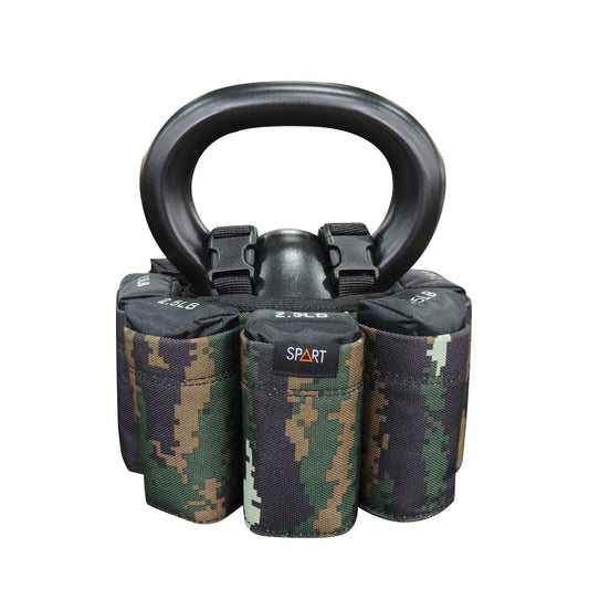 camouflage soft adjustable kettlebell