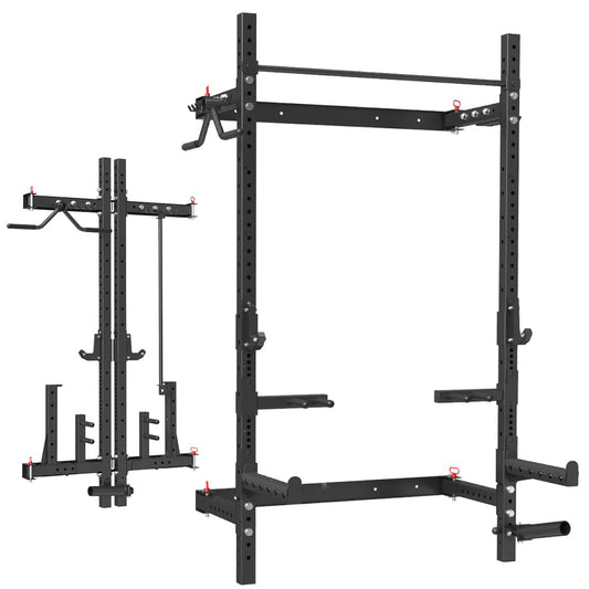 Wall Mounted folding Squat Rack