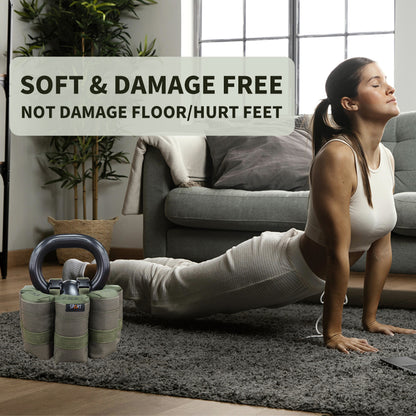 soft army green adjustable kettlebell