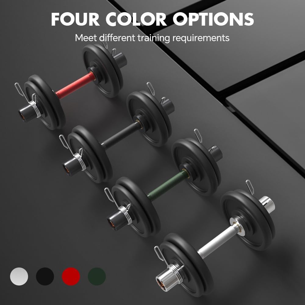 Pair of 16" Olympic Dumbbell Bar Set