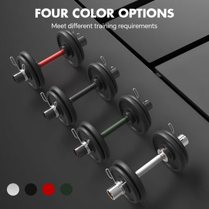 Pair of 16" Olympic Dumbbell Bar Set