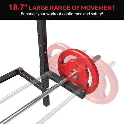 Wall Mounted folding Squat Rack