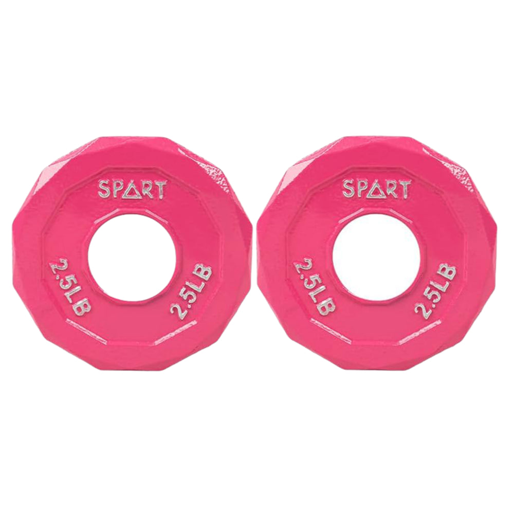 Color Coded Weight Plate 2-Inch Cast Iron Tri-Grip Plate